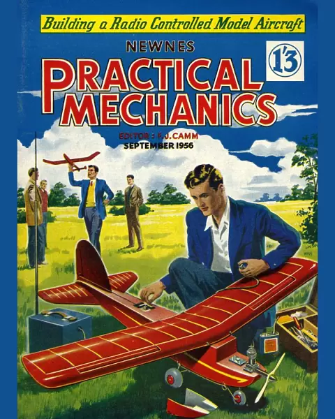 Practical Mechanics 1956 1950s UK magazines models aeroplanes