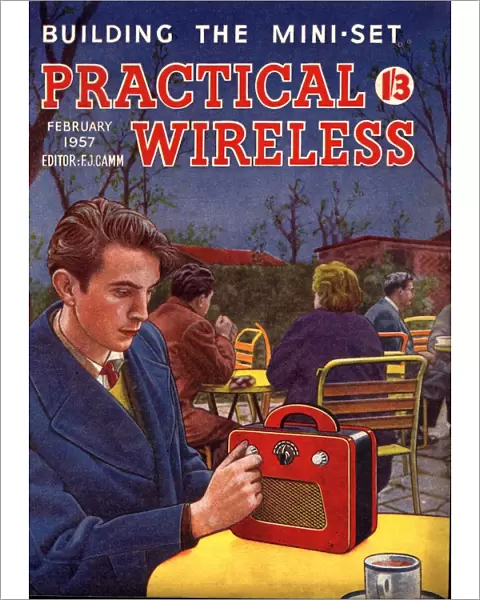 Practical Wireless 1950s UK radios diy magazines do it yourself