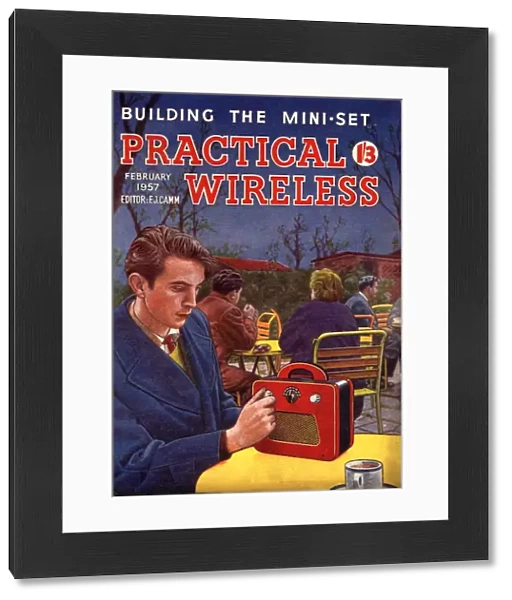 Practical Wireless 1950s UK radios diy magazines do it yourself