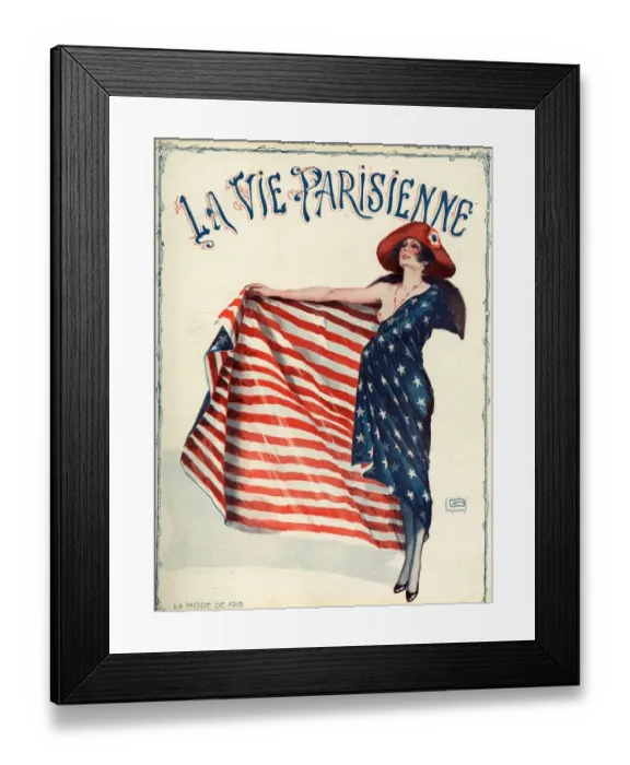 Framed Print : La Vie Parisienne 1918 1910s France Georges Leonnec illustrations erotica magazines stars Framed Print : La Vie Parisienne 1918 1910s France Georges Leonnec illustrations erotica magazines stars