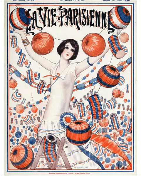 La Vie Parisienne 1924 1920s France Armand Vallee magazines decorations