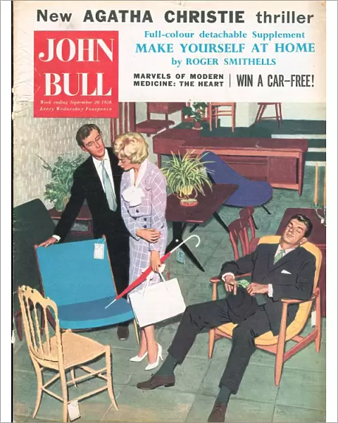 John Bull 1958 1950s UK furniture shopping shops magazines