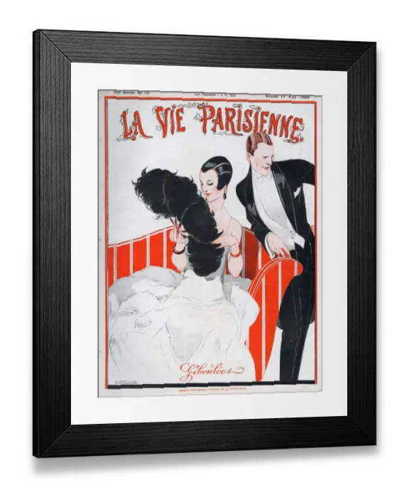 Framed Print : La Vie Parisienne 1922 1920s France Rene Vincent magazines illustrations mens womens Framed Print : La Vie Parisienne 1922 1920s France Rene Vincent magazines illustrations mens womens