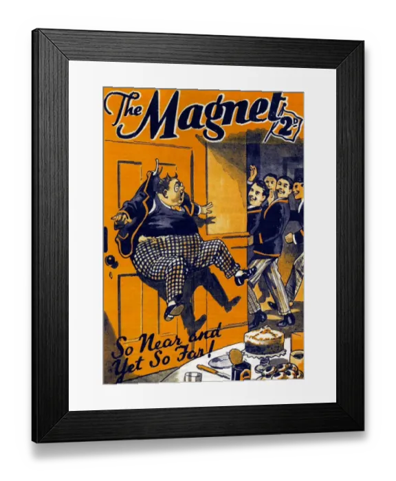 Framed Print : The Magnet 1930s UK Billy Bunter out of reach Frank Richardson childrens Annuals Framed Print : The Magnet 1930s UK Billy Bunter out of reach Frank Richardson childrens Annuals