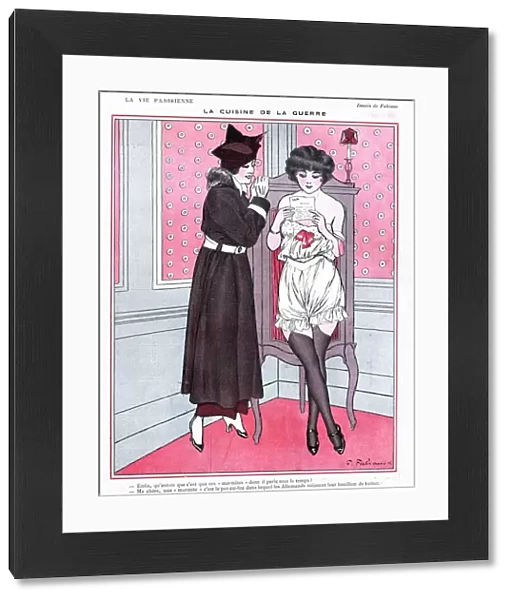 La Vie Parisienne 1910s France glamour erotica underwear affairs valentines reading