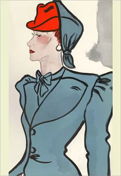 Womens Fashion 1930s 1939 1930s UK womens portraits hats