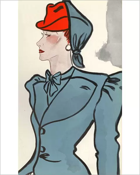 Womens Fashion 1930s 1939 1930s UK womens portraits hats