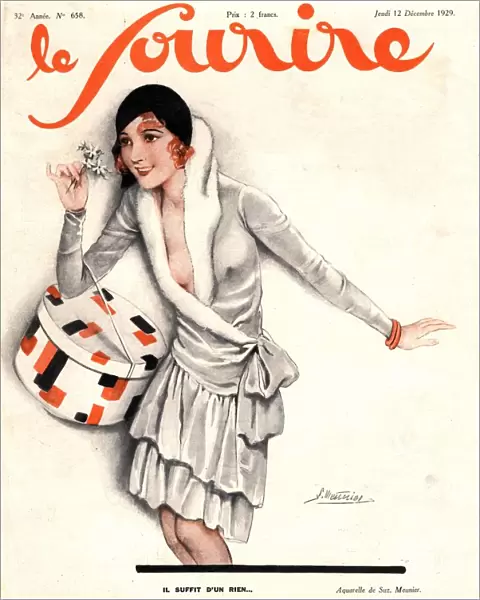 Le Sourire 1929 1920s France mistletoe womens magazines