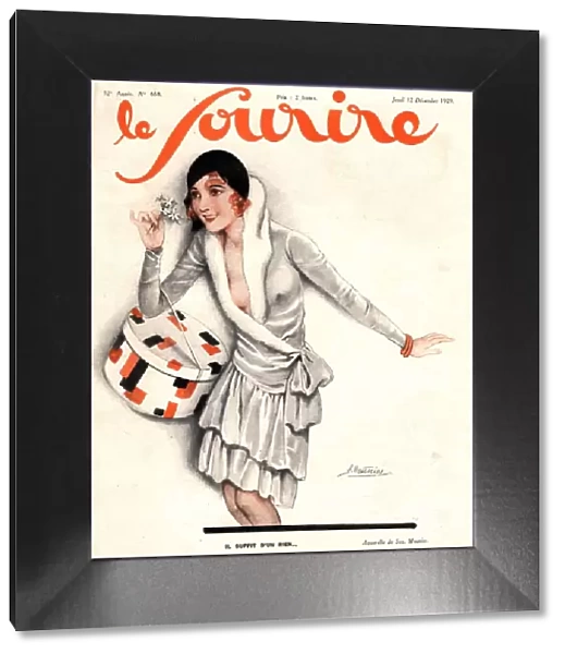 Le Sourire 1929 1920s France mistletoe womens magazines