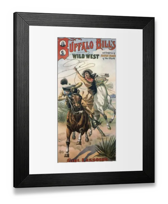 Framed Print : Buffalo Bills Wild West Show 1898 1890s USA westerns cowboys and american indians Framed Print : Buffalo Bills Wild West Show 1898 1890s USA westerns cowboys and american indians