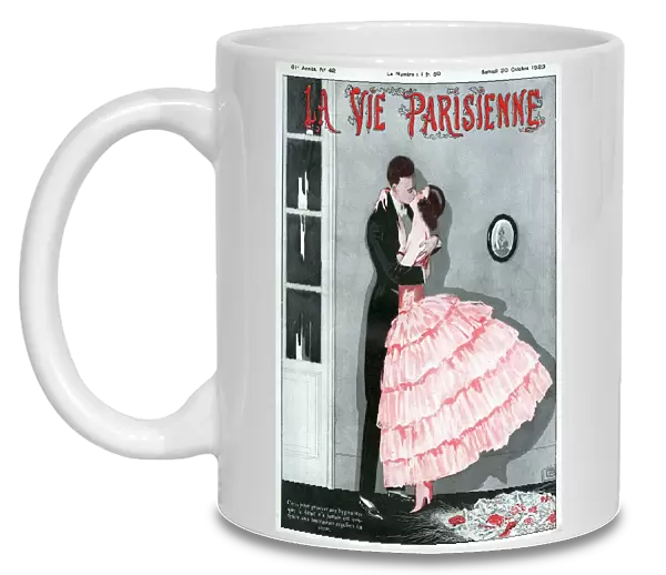 La Vie Parisienne 1923 1920s France illustrations magazines kissing hugging embracing