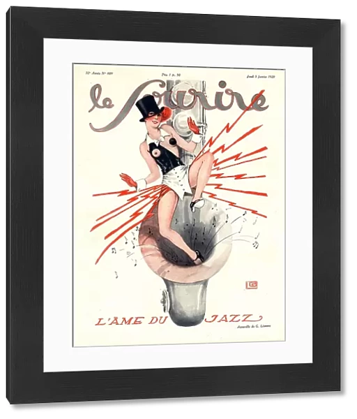 Le Sourire 1920s France glamour music saxophones erotica magazines