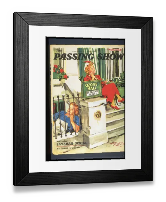 Framed Print : 1930s, UK, The Passing Show, Magazine Cover