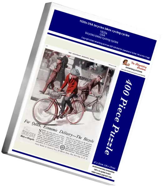 1920s USA bicycles bikes cycling cycles