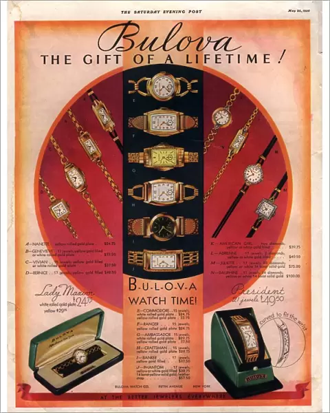 Bulova 1920s USA watches