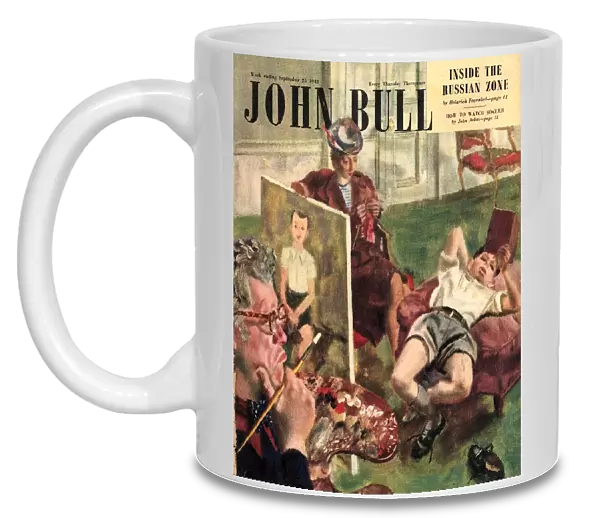 John Bull 1948 1940s UK artists painters magazines