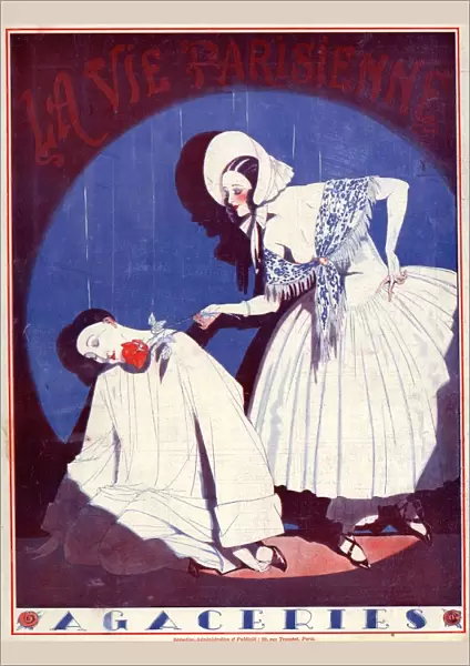 La Vie Parisienne 1923 1920s France illustrations erotica clowns pierrot