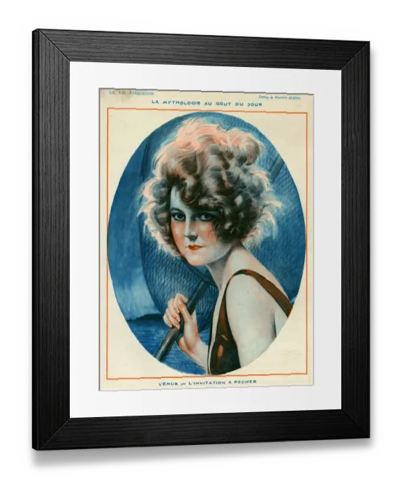 Framed Print : 1920s France La Vie Parisienne Magazine Plate Framed Print : 1920s France La Vie Parisienne Magazine Plate