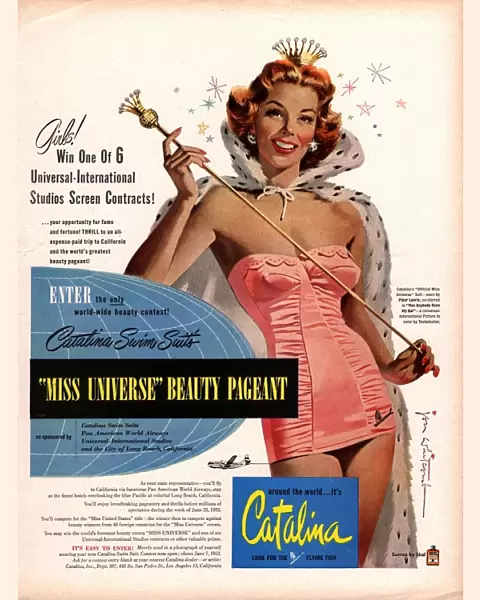 1950s USA catalina womens swimming costumes swimwear swim suits beauty pageants bathing