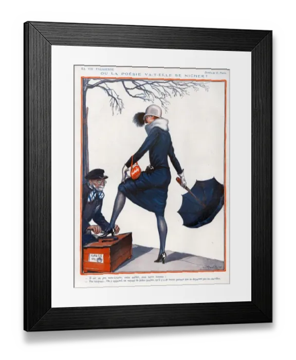 Framed Print : La Vie Parisienne 1924 1920s France Georges Pavis illustrations erotica cleaning Framed Print : La Vie Parisienne 1924 1920s France Georges Pavis illustrations erotica cleaning