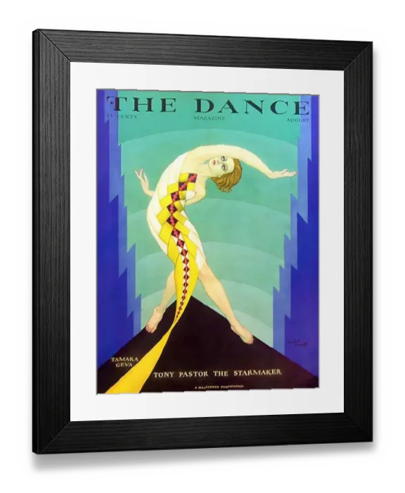 Framed Print : The Dance 1929 1920s USA Tamara Geva magazines maws Framed Print : The Dance 1929 1920s USA Tamara Geva magazines maws