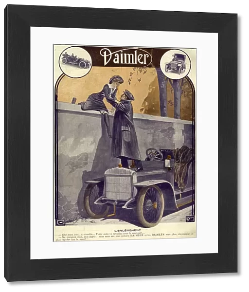 Daimler 1912 1910s France Georges Leonnec cars eloping
