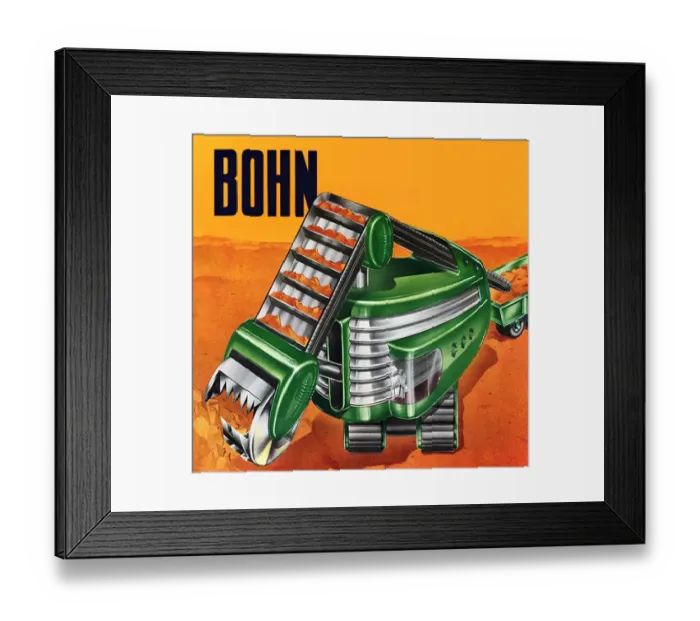 Framed Print : Bohn 1940s USA Arthur Radebaugh rklf futuristic visions of the future building