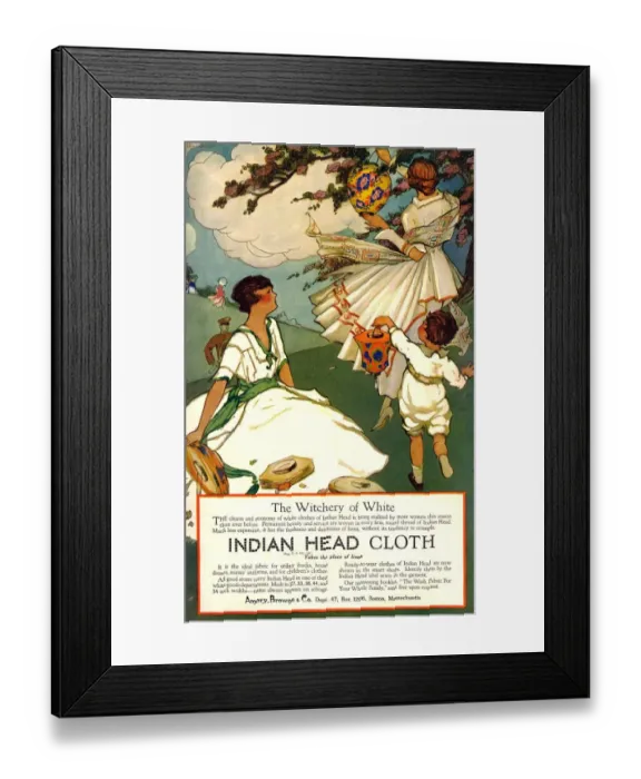 Framed Print : 1910s USA Amory Browne and Company Magazine Advert Framed Print : 1910s USA Amory Browne and Company Magazine Advert