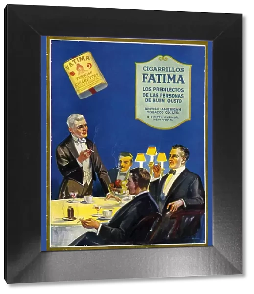 Fatima 1930s Spain cc cigars cigarillos smoking gentlemens gentlemans clubs