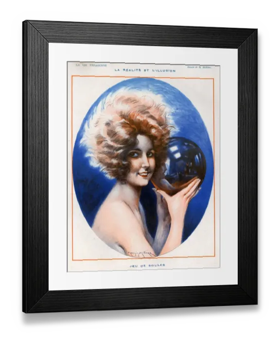 Framed Print : 1920s France La Vie Parisienne Magazine Plate Framed Print : 1920s France La Vie Parisienne Magazine Plate