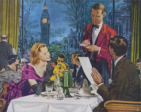 Pan Am, Pan American 1950s USA london big ben restaurants waiters dining