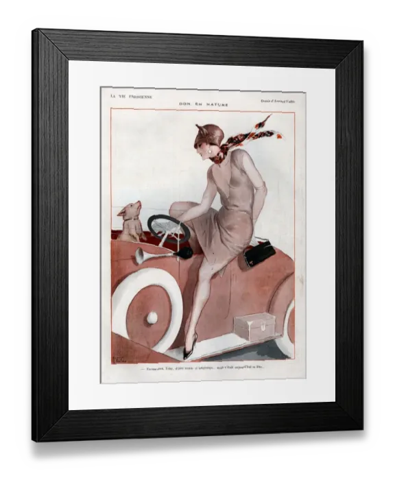 Framed Print : 1920s, France, La Vie Parisienne, Magazine Plate Framed Print : 1920s, France, La Vie Parisienne, Magazine Plate