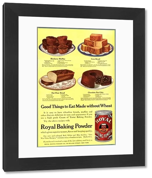 1910s USA cooking royal baking powder cakes bread