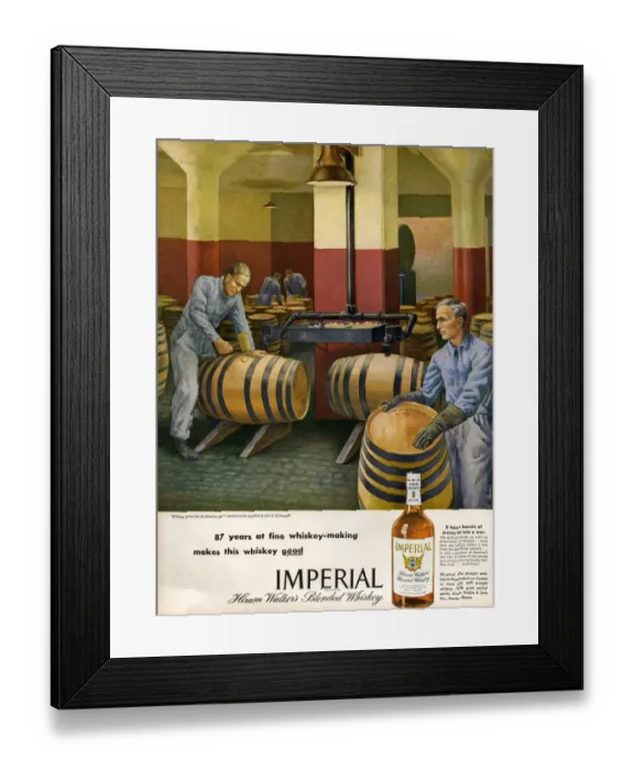 Framed Print : 1940s, USA, Imperial, Magazine Advert