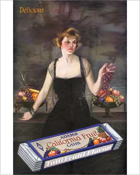 Adams California Fruit Gum 1920s USA chewing gum sweets