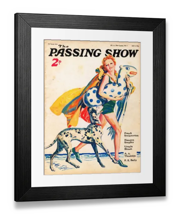 Framed Print : 1930s, UK, The Passing Show, Magazine Cover Framed Print : 1930s, UK, The Passing Show, Magazine Cover