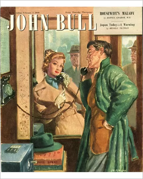John Bull 1949 1940s UK love magazines