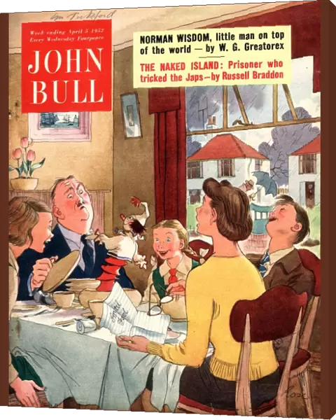 John Bull 1950s UK april fools day jack in the box magazines