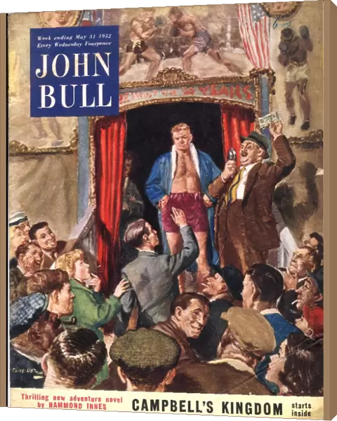 John Bull 1952 1950s UK boxing boxers fairs showmen booths magazines funfairs