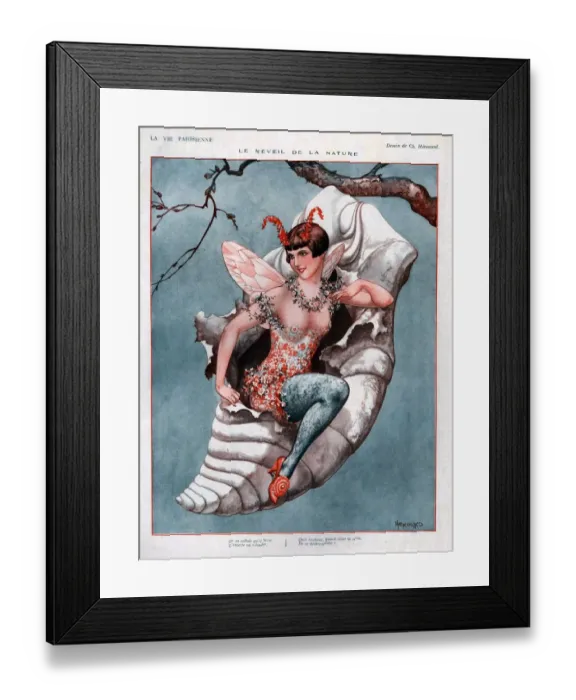 Framed Print : 1920s, France, La Vie Parisienne, Magazine Plate Framed Print : 1920s, France, La Vie Parisienne, Magazine Plate
