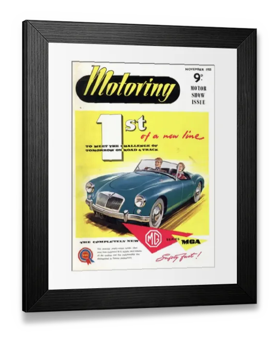 Framed Print : 1950s UK cars mg convertibles Framed Print : 1950s UK cars mg convertibles