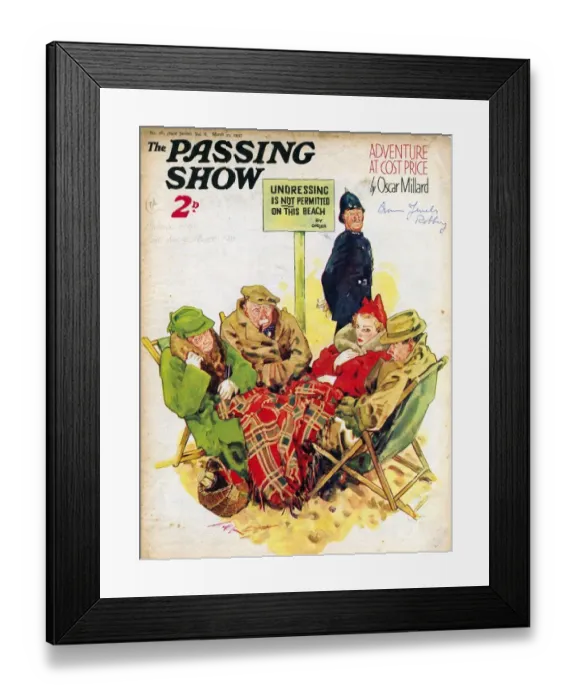 Framed Print : 1930s, UK, The Passing Show, Magazine Cover Framed Print : 1930s, UK, The Passing Show, Magazine Cover