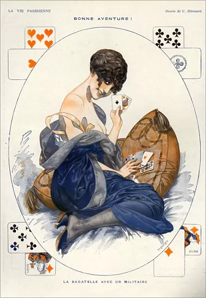 La Vie Parisienne 1916 1910s France cc erotica playing cards games