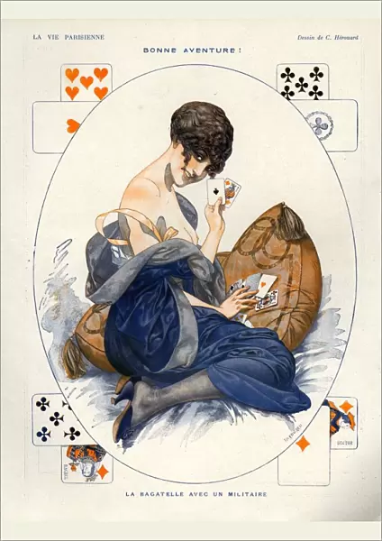 La Vie Parisienne 1916 1910s France cc erotica playing cards games