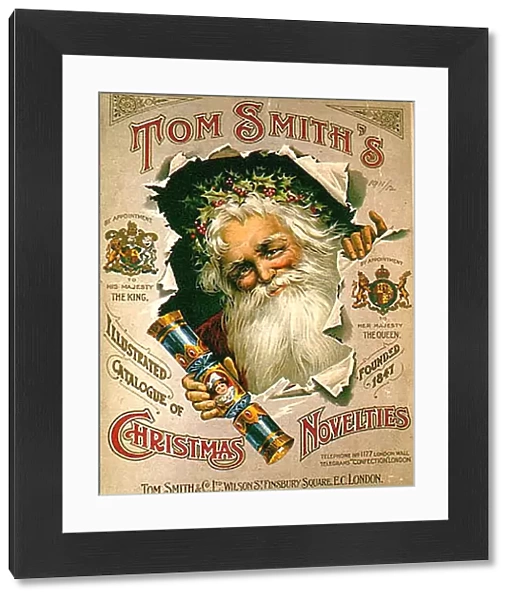 Tom Smiths 1900s UK mcitnt crackers novelties father Santa adverts advertising Christmas