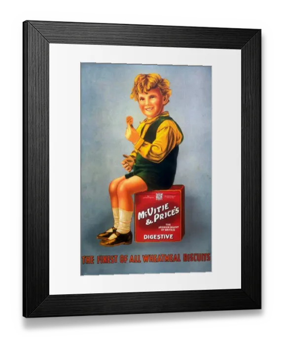 Framed Print : McVities 1930s UK biscuits Framed Print : McVities 1930s UK biscuits