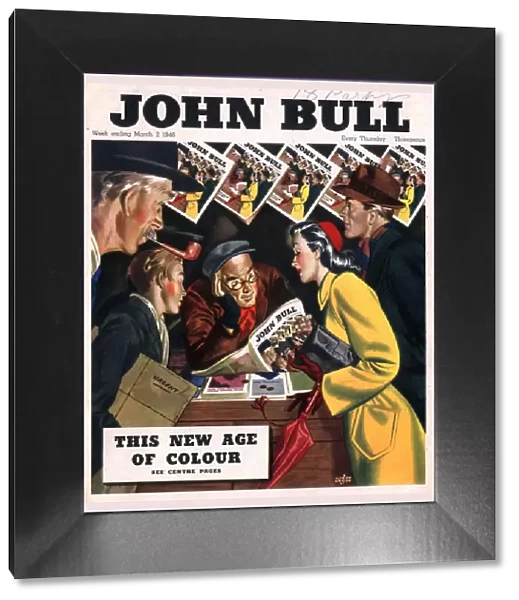 John Bull 1946 1940s UK newspapers magazines first edition in colour