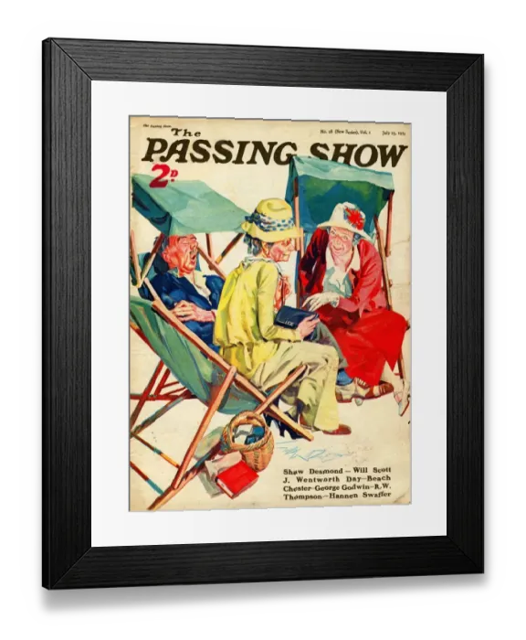 Framed Print : 1930s, UK, The Passing Show, Magazine Cover Framed Print : 1930s, UK, The Passing Show, Magazine Cover