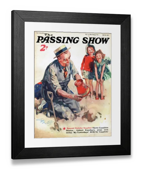Framed Print : 1930s, UK, The Passing Show, Magazine Cover