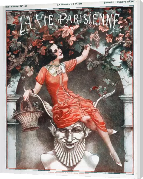 La Vie Parisienne 1924 1920s France Cheri Herouard magazines illustrations picking